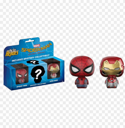 spider man iron man and msytery pint size heroes 3 - spider man homecoming pint size heroes Free PNG download