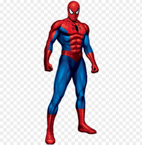 spider-man standing background - mcu original spiderman suit Transparent PNG images for graphic design