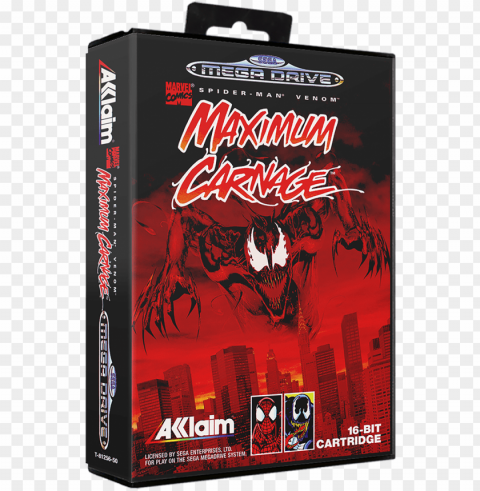 spider-man & venom - spiderman maximum carnage sega genesis ge Isolated Object with Transparent Background in PNG