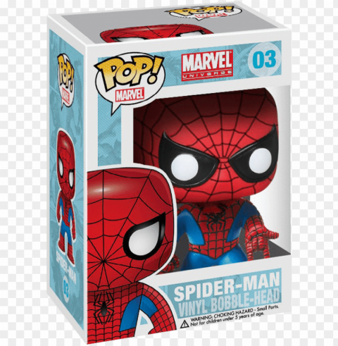 Spider Man Vinyl Bobble Head Isolated Design Element In HighQuality Transparent PNG