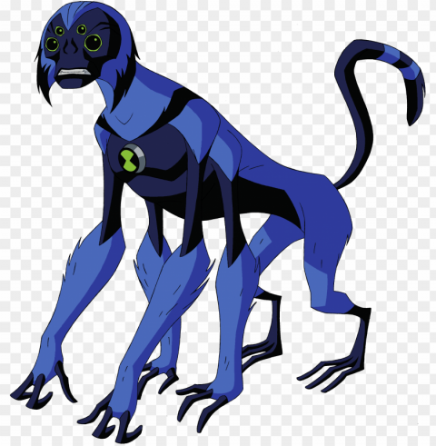spider monkey clipart mankey - ben 10 ultimate alien spidermonkey Transparent Background PNG Isolated Element