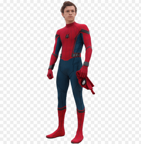spiderman infinitywar tomholland avengers marvel - tom holland spiderman PNG Graphic with Transparent Isolation