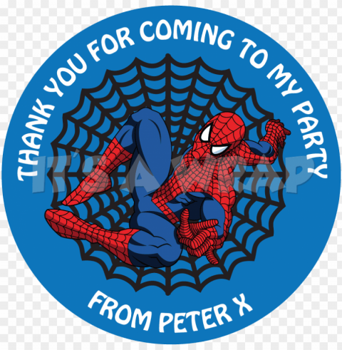 spiderman sweet cone stickers - spiderman web coloring pages Transparent PNG images complete package