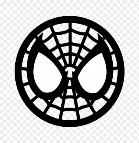 spiderman symbol vector logo free download Isolated Subject with Clear PNG Background