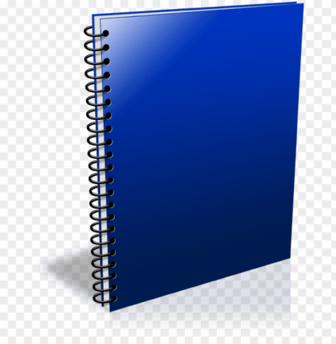 spiral ebook blue - folder book PNG images transparent pack