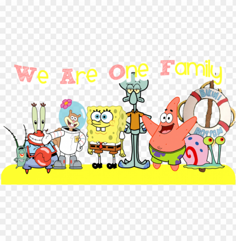 spongebob friends - spongebob squarepants character fan tankto PNG Image Isolated with Clear Transparency PNG transparent with Clear Background ID 7daaaa09