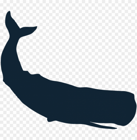 sponsors - sperm whale silhouette Transparent PNG Isolated Item