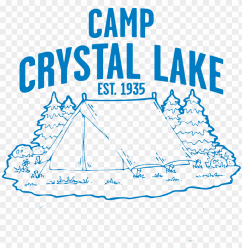 spooky lake clipart black and white download - crystal lake camp counselor logo Free PNG images with clear backdrop