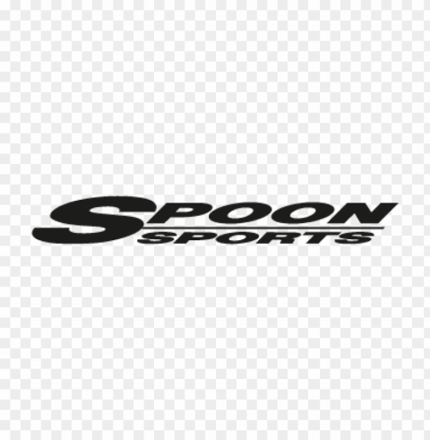 spoon sports vector logo free Isolated Item on HighQuality PNG