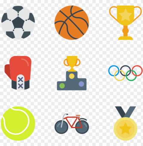 sport 100 icons - sports icons PNG graphics with clear alpha channel selection