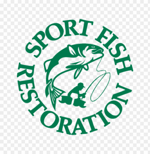 sport fish restoration vector logo free Isolated Object on Transparent Background in PNG