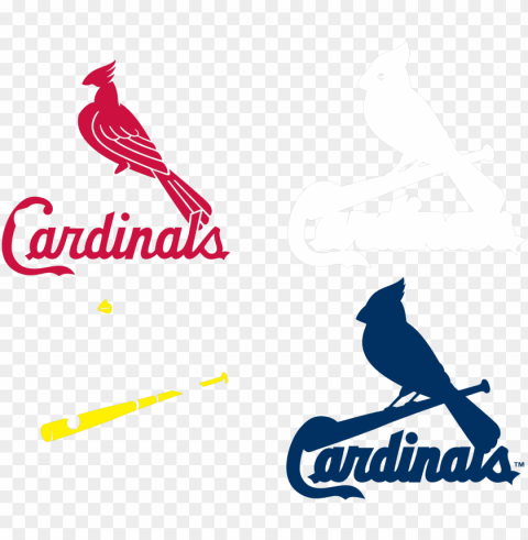 sports personal use st louis cardinals logo - steelers and st louis cardinals PNG design elements