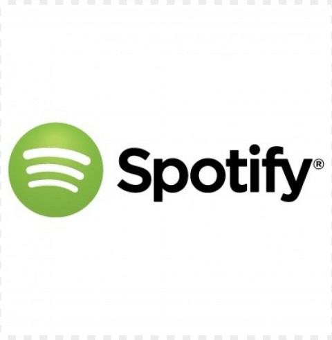 spotify logo vector black Clear PNG image