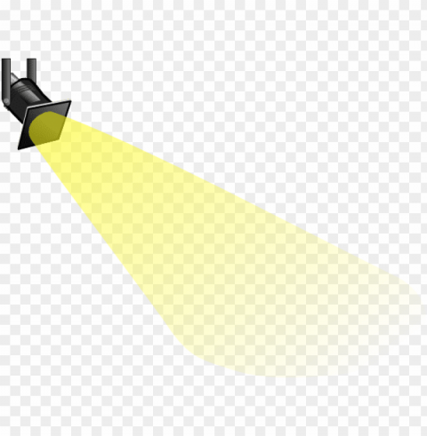 spotlight effect stage PNG with transparent overlay