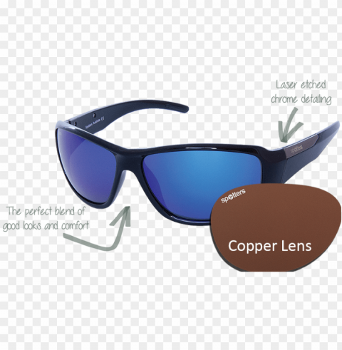 spotters sunglasses vector gloss black frame with copper - sunglasses Free PNG images with alpha transparency comprehensive compilation