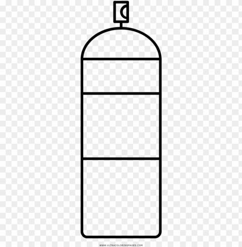 spray paint coloring page - water bottle Free download PNG images with alpha channel