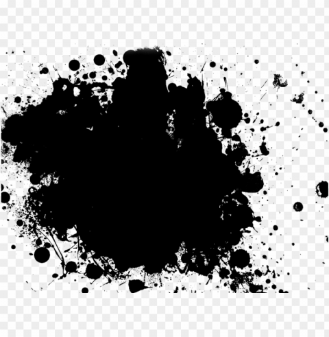 spray paint splatter gowj gc splatter pngspray - black paint splatter Transparent PNG Isolated Object