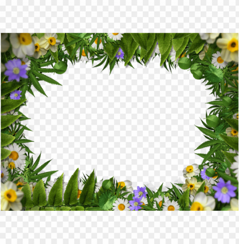 spring border Isolated Subject on HighQuality PNG