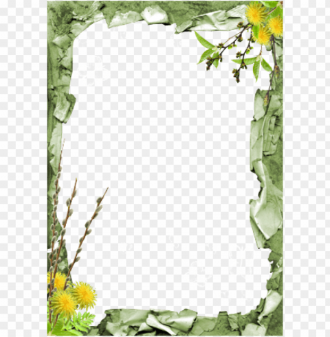 spring border PNG transparent artwork PNG transparent with Clear Background ID aa789394