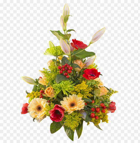 spring flower bouquet PNG for blog use