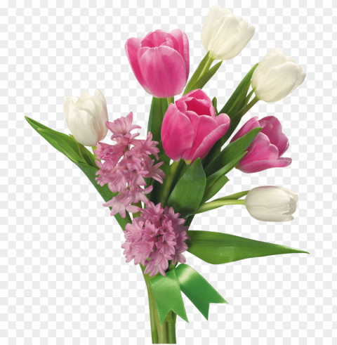 spring flower bouquet PNG for digital art