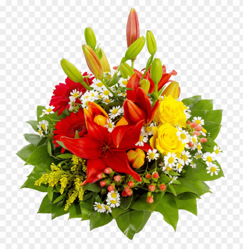 spring flower bouquet PNG for t-shirt designs