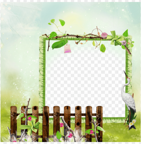 Spring Frame Isolated Item On Clear Transparent PNG