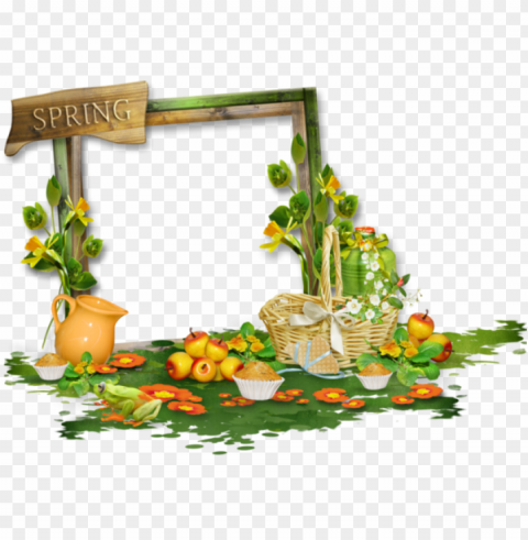 spring frame PNG Isolated Subject with Transparency