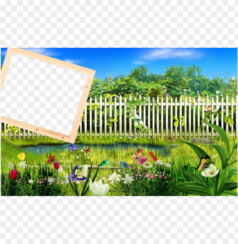 spring frame PNG photos with clear backgrounds