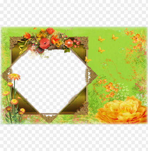 spring frame PNG images with alpha channel diverse selection