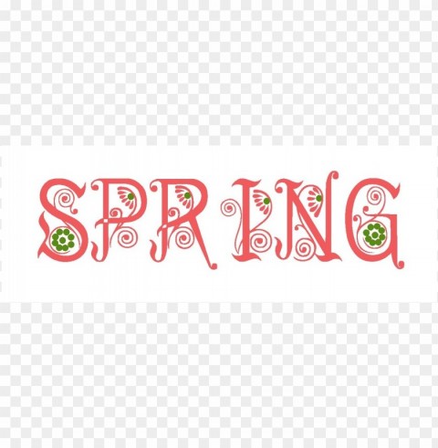 spring season clipart PNG transparent images extensive collection