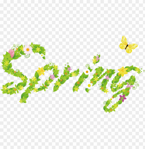 spring season PNG files with clear background variety