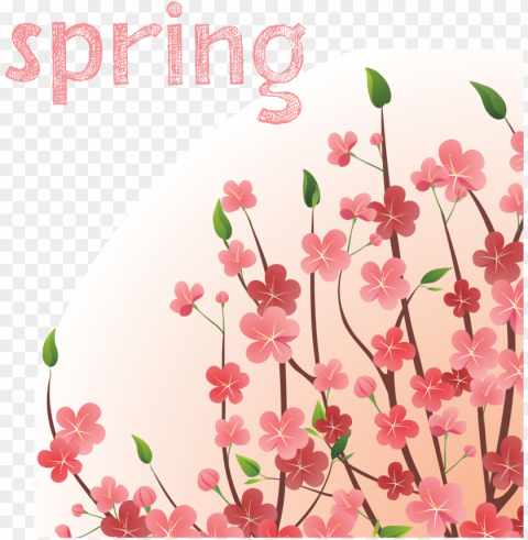 spring season PNG with alpha channel for download