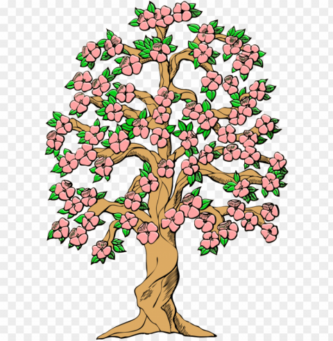 spring tree ClearCut Background PNG Isolated Element