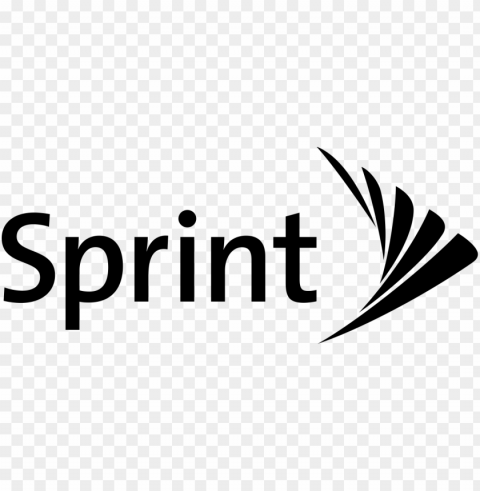 sprint logo Isolated Graphic on Transparent PNG PNG transparent with Clear Background ID fddcde1d