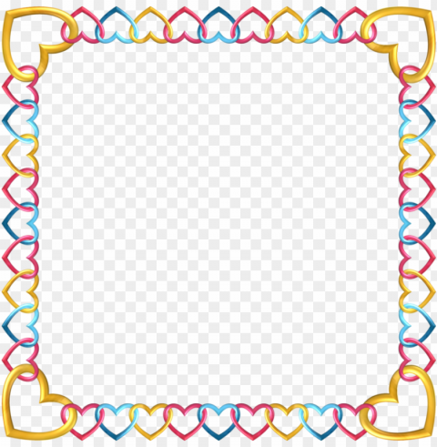 square frame tropical 5 by happyare - free printable border Transparent PNG graphics complete collection