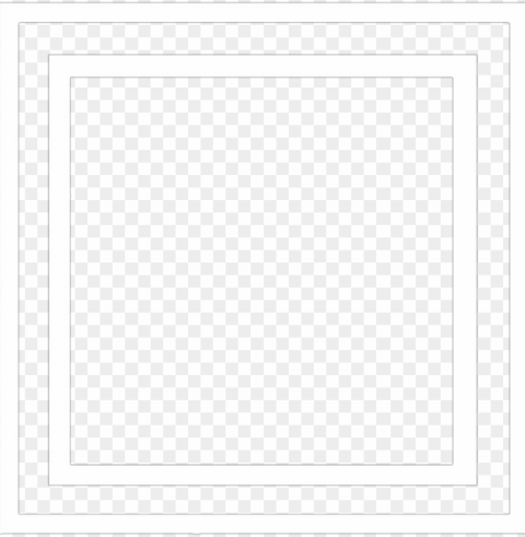 square frame whitesquare whiteframe outline border - crochet Transparent PNG images wide assortment