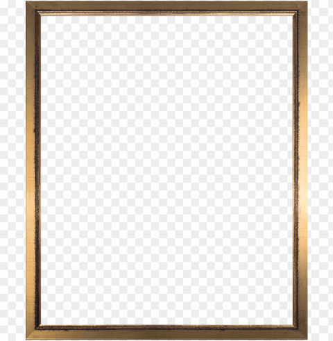 square gold frame PNG transparent graphics for download