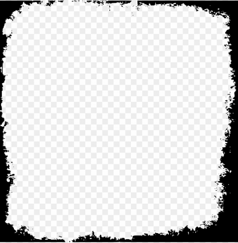 square available - square grunge frame PNG transparent images for printing