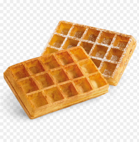 square vector waffle - transparent background waffles clipart Isolated Graphic on Clear PNG