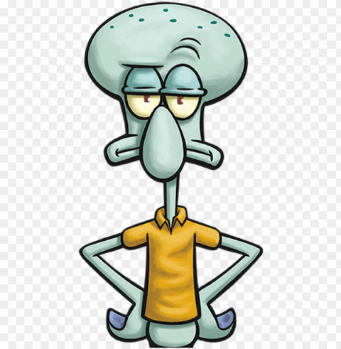 squidward - personagens desenho bob esponja PNG no background free