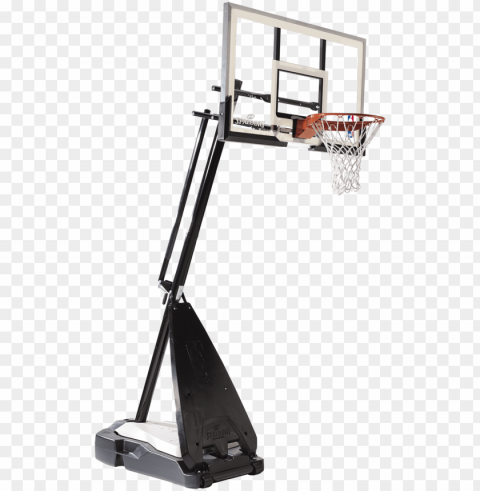 srg on pinterest - spalding 60 inch acrylic hybrid basketball system Isolated Character in Transparent PNG Format