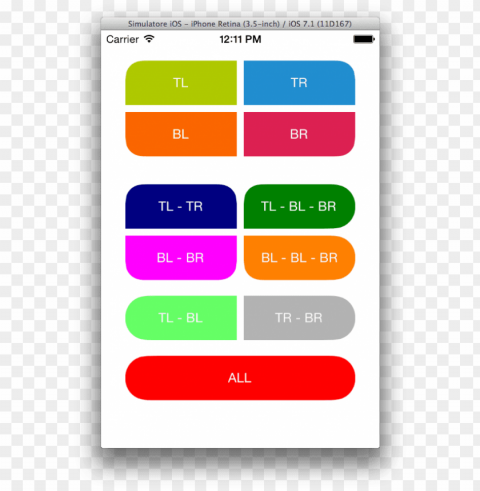 ss-d - rounded corner ui button xcode PNG images with clear alpha layer