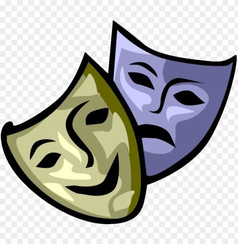 st francis national school drama mask - drama masks clipart PNG files with transparent canvas collection