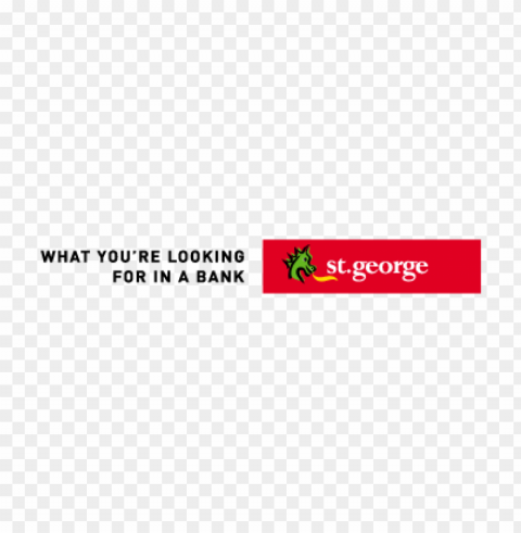 st george bank australian vector logo Isolated PNG Item in HighResolution