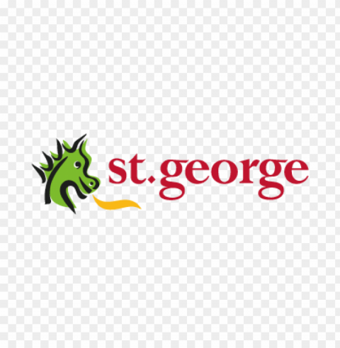 st george bank vector logo Isolated PNG Object with Clear Background