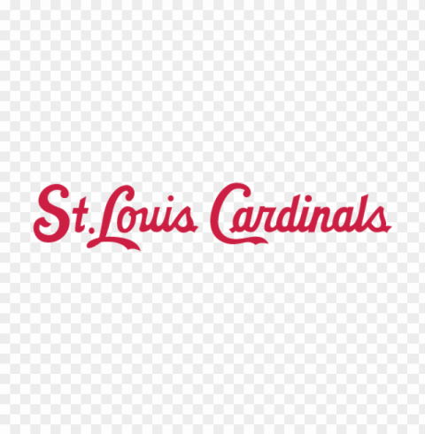 st louis cardinals logo vector Transparent PNG Graphic with Isolated Object