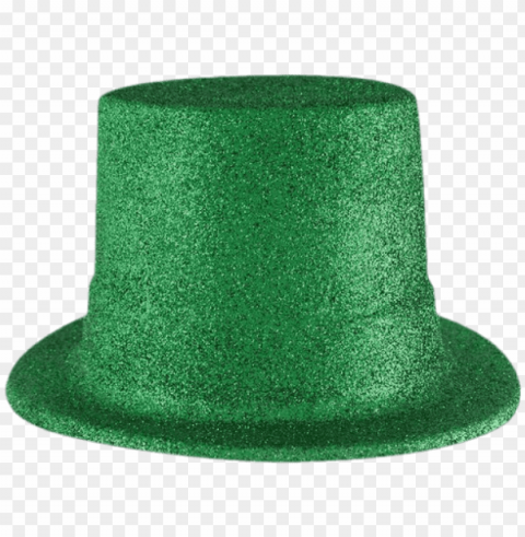 st-patrick's day elements hat 2 scrap and tubes - beistle green glittered top hat- pack of 24 Clear PNG pictures package