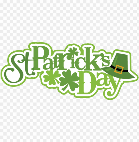 st patricks day logo Isolated Icon on Transparent Background PNG