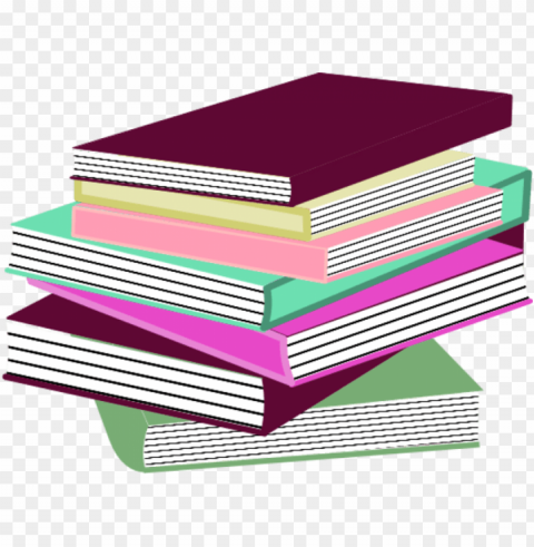 stack of books pink PNG Isolated Object with Clear Transparency PNG transparent with Clear Background ID 5d43cbc8